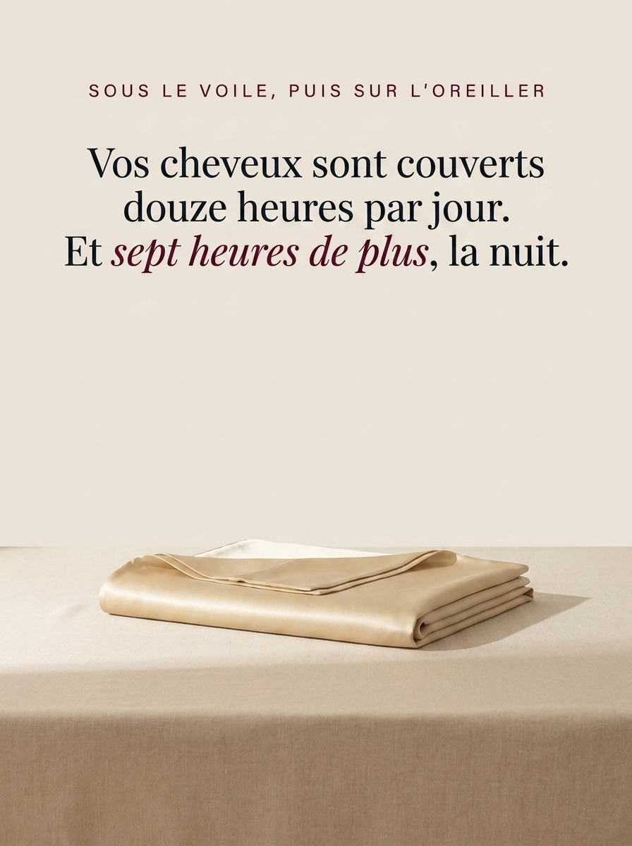 Taie d'oreiller en soie de mûrier